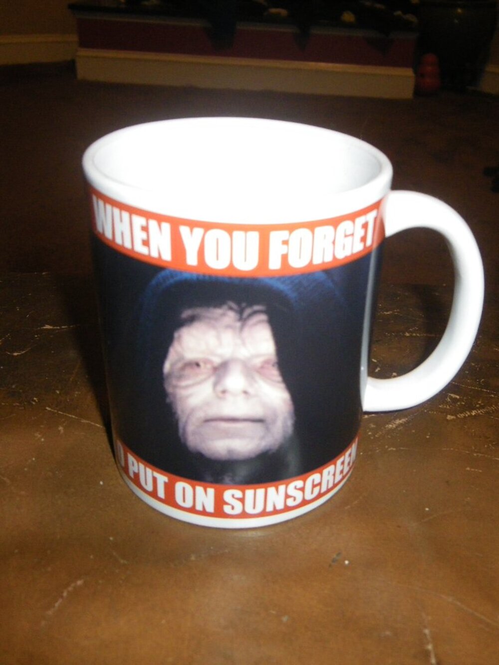 Fun Star Wars Coffee Mug Forget to Put on Sunscreen Next Time Let’s Carpool